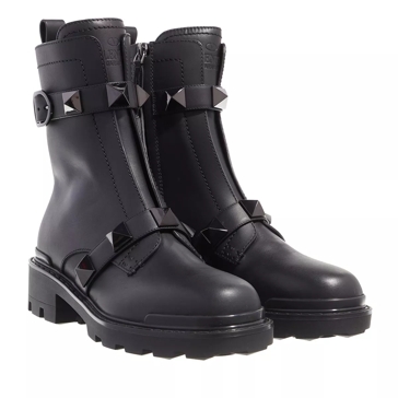 Valentino ruffle 2025 combat boots