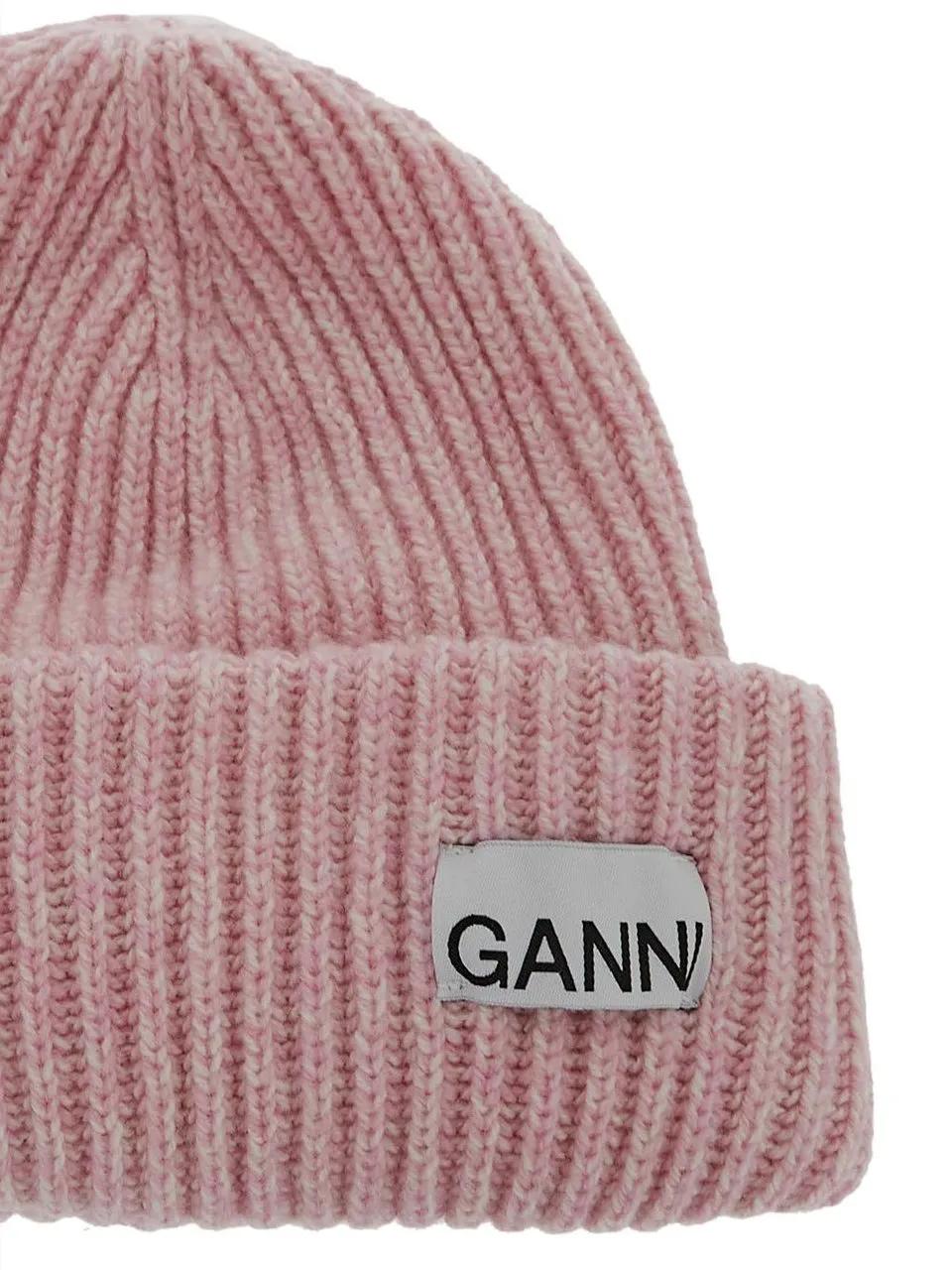 Thumbnail - GANNI Caps & Mützen - Hats Lilac Purple - Gr. ONE SIZE - in Orange - für Damen