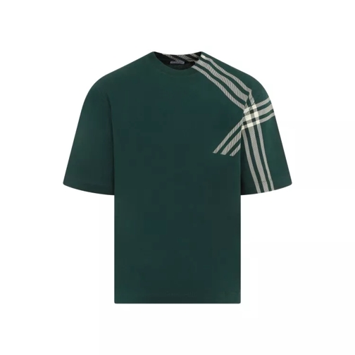 Burberry Green Cotton T-Shirt Green 