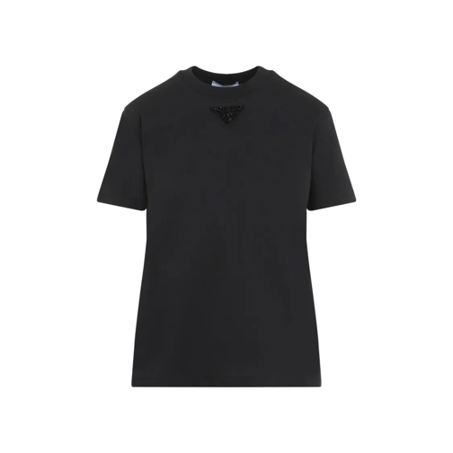 Prada Grey Crewneck T-Shirt Black T-Shirts