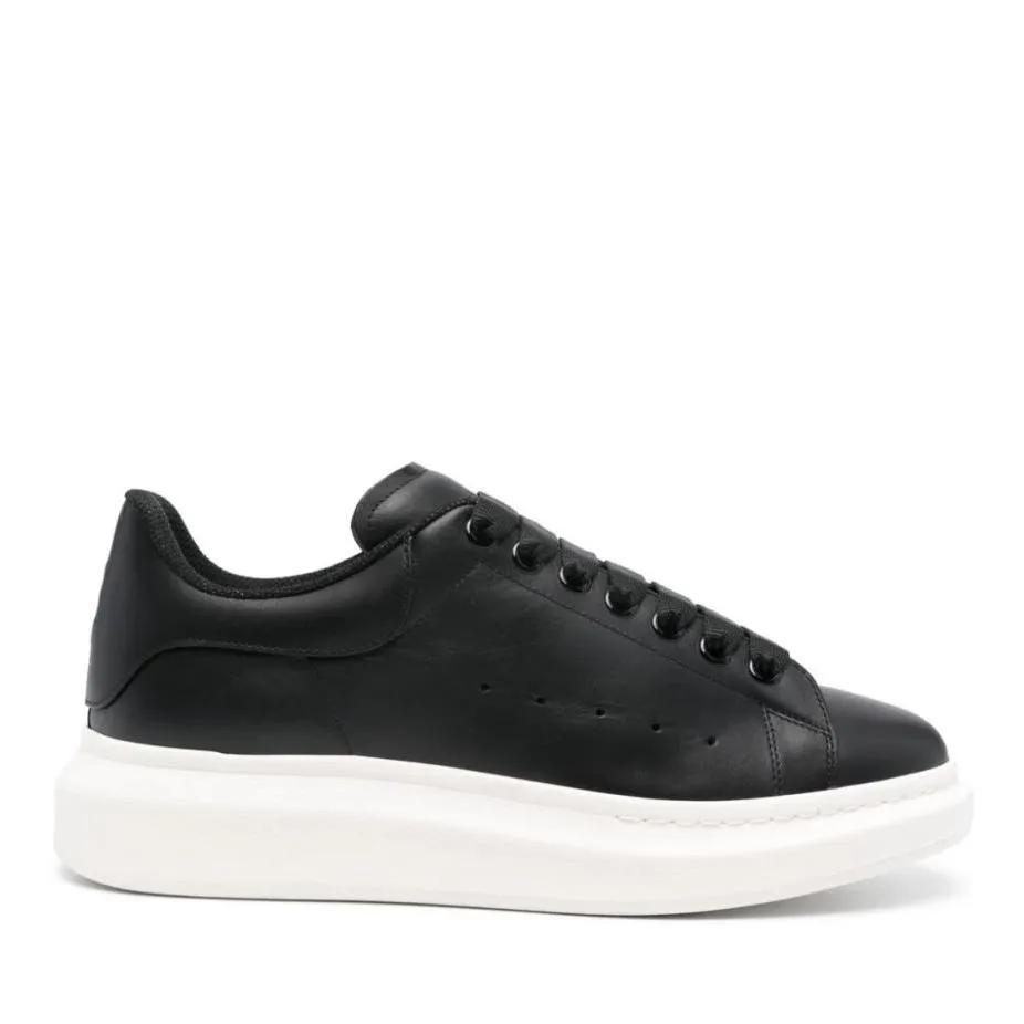 Alexander McQueen Black Oversized Sneakers Black Low Top Sneaker