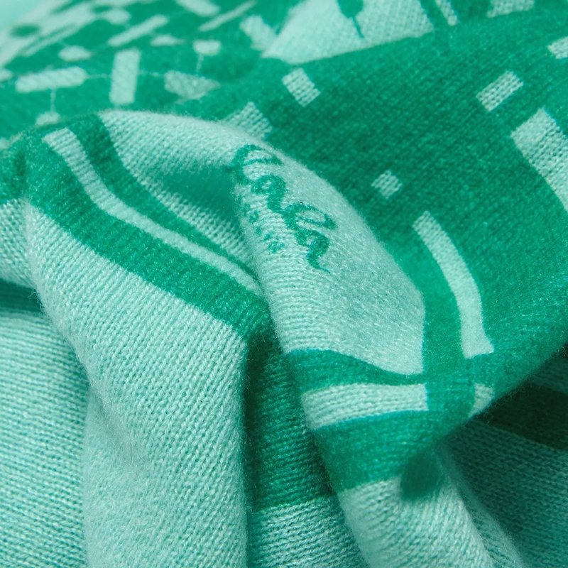 Lala Berlin Kaschmirschal Triangle Puzzle Goryeo/Green(Image 3)