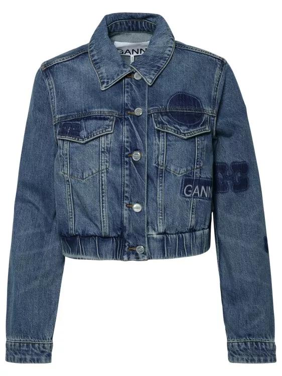 guess cropped denim jacket