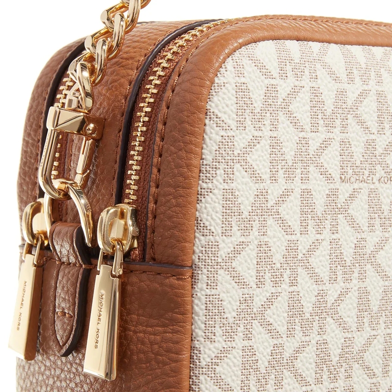 MICHAEL Michael Kors Camera Bag Md Dblzp Chn Camera Xbody Vanilla/Acrn(Image 5)