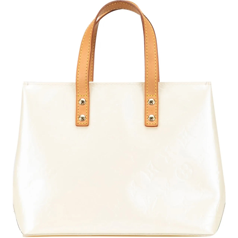 Louis Vuitton Tote Monogram Vernis Reade PM weiß