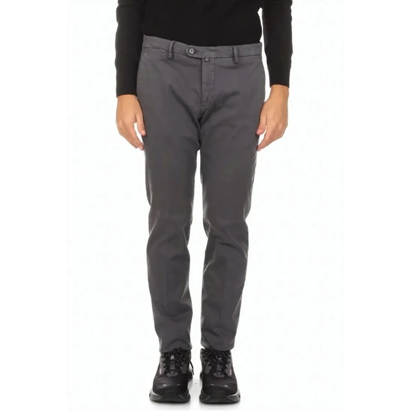 Briglia Chino Classic Straight-Leg Chinos Grey