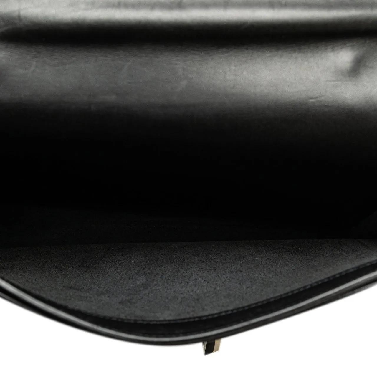 Hermès Crossbody bags 2006 Swift Sac A Depeches 27 in zwart