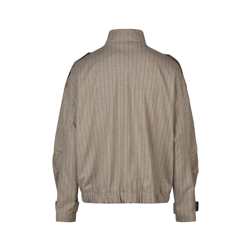 Marc Aurel Blouson Jacke- Aufgesteppte Taschen- Schulterriegel und beige(Image 5)