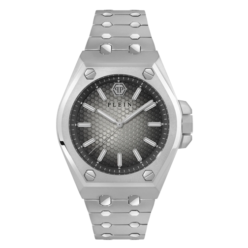 Philipp Plein Quarz-Uhr Quarz-Analoguhr Plein Extreme Gent silber