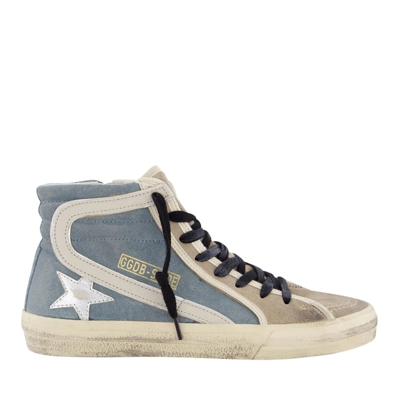 Golden Goose Sneaker basse Dames Slide Wave blau