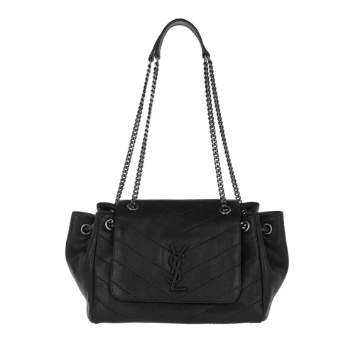 Saint Laurent Nolita Shoulder Bag S Leather Black Cross body-väskor