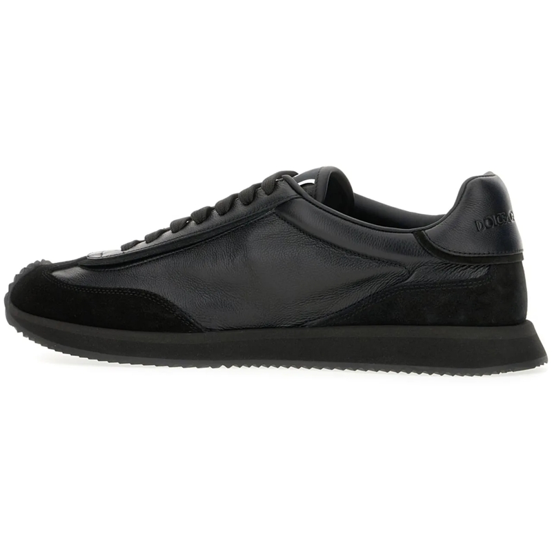 Dolce&Gabbana Low-Top-Sneaker Dolce&gabbana Black leather and suede Cushion snea schwarz(Image 3)