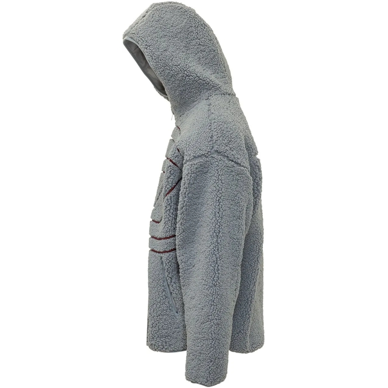 Diesel Gilet Felpa con Cappuccio e Zip grau(Image 3)