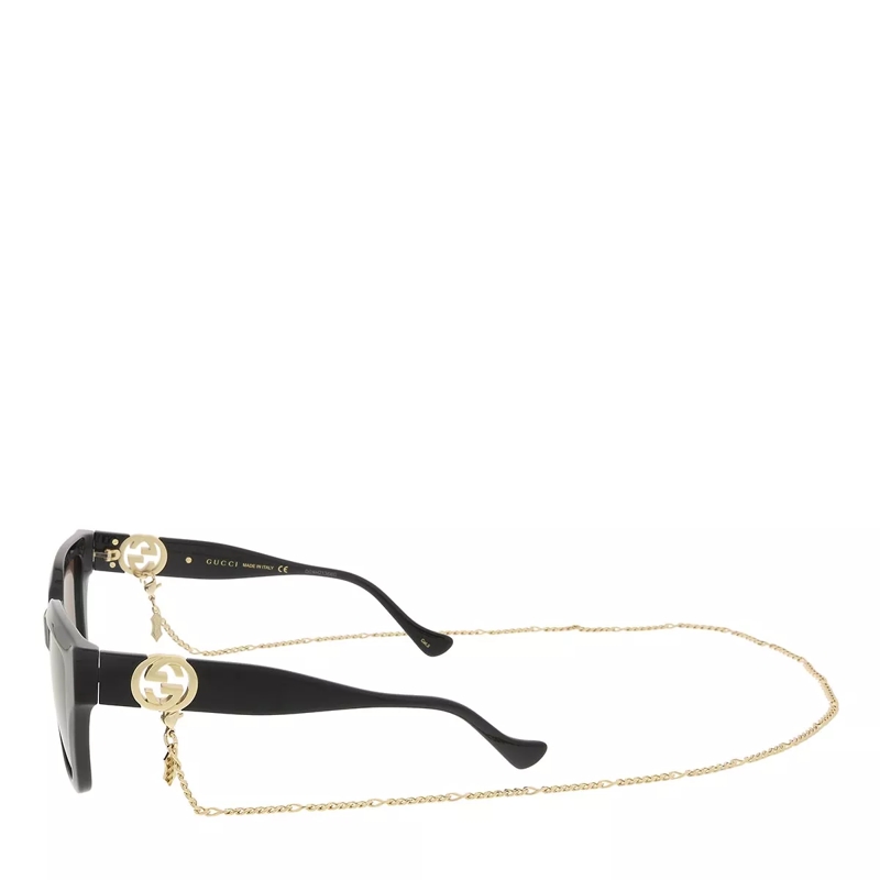 Gucci Sonnenbrille GG1023S-005 54 Sunglass Woman Injection Black-Black-Brown(Image 5)
