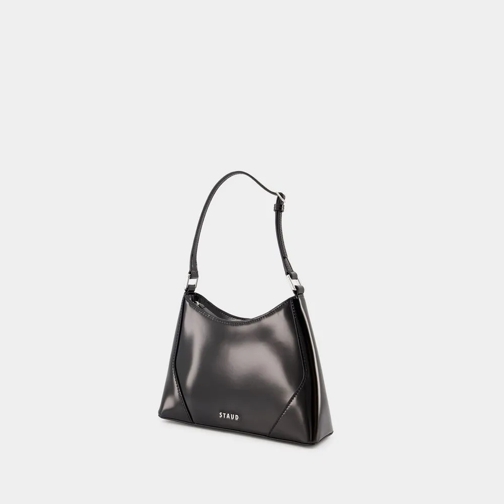 Staud Schultertasche Linda Shoulder Bag - Leather - Black Black