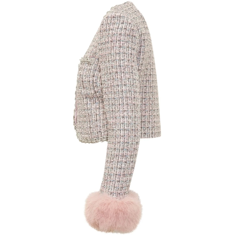 Self Portrait Blazer Cuff Jacket rose(Image 3)