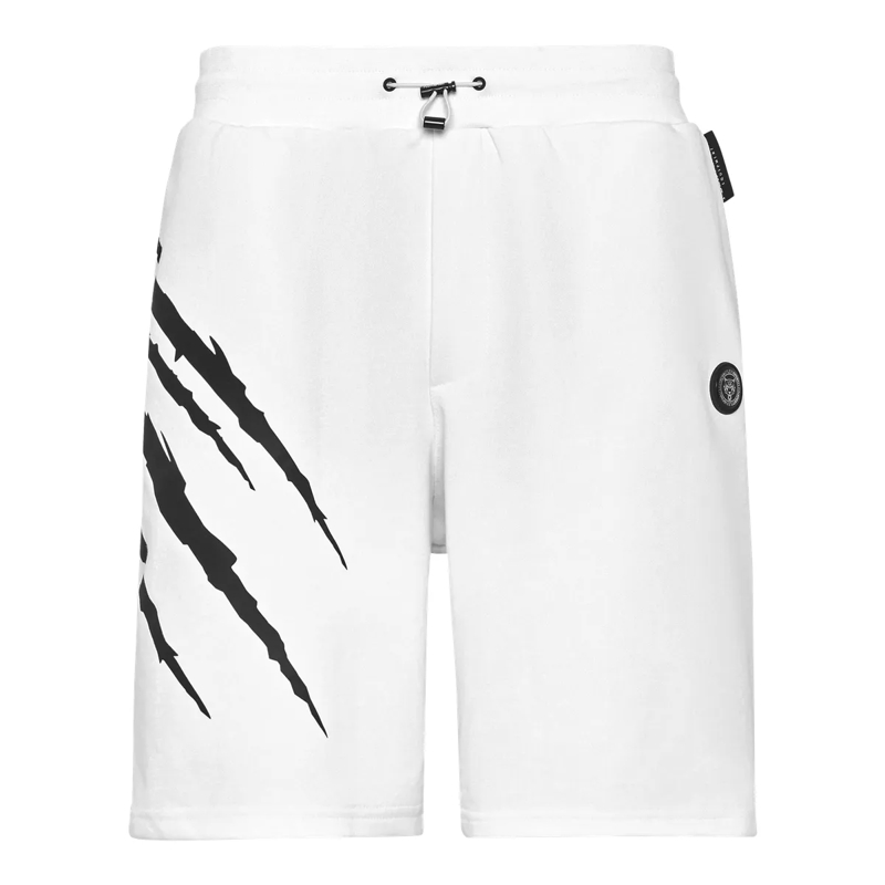 Plein Sport Shorts Shorts Scratch weiss