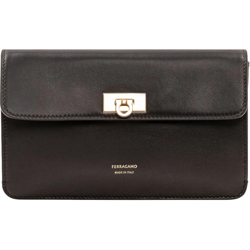 Salvatore Ferragamo Sac à bandoulière Borsa Harley con Patta schwarz