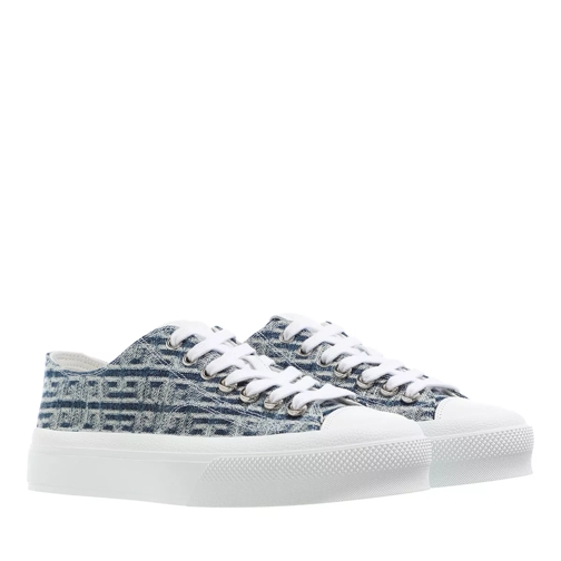 Givenchy City 4G Sneakers Jacquard Denim Blue Low-Top Sneaker