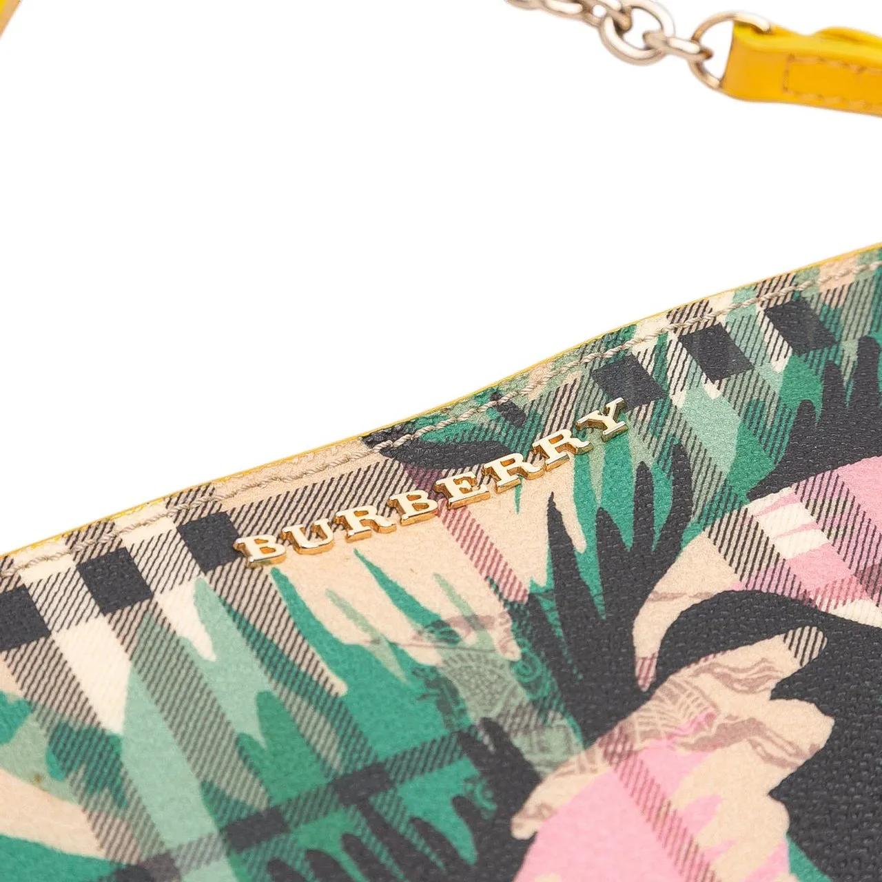 Thumbnail - Burberry Hobo Bags - Haymarket Check Coated Canvas Floral Print Crossbo - Gr. unisize - in Braun - für Damen