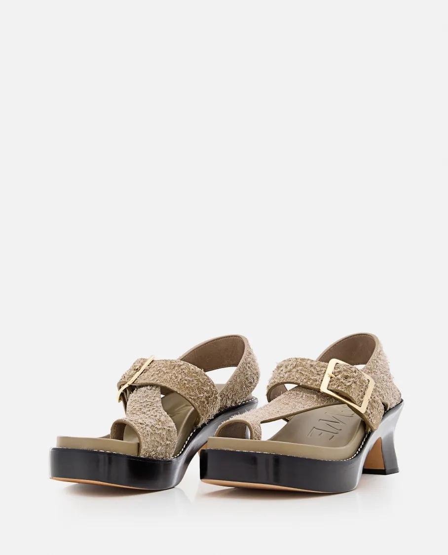 Thumbnail - Loewe Sandalen - Ease Heel Sandal 90 - Gr. 40 (EU) - in Braun - für Damen