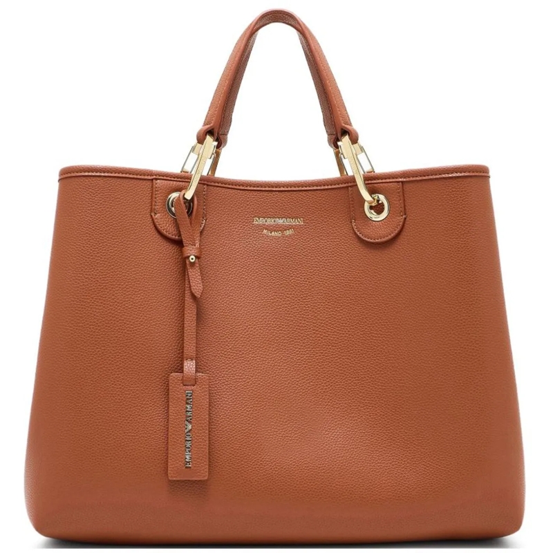 Emporio Armani Shopper Bags Leather Brown braun
