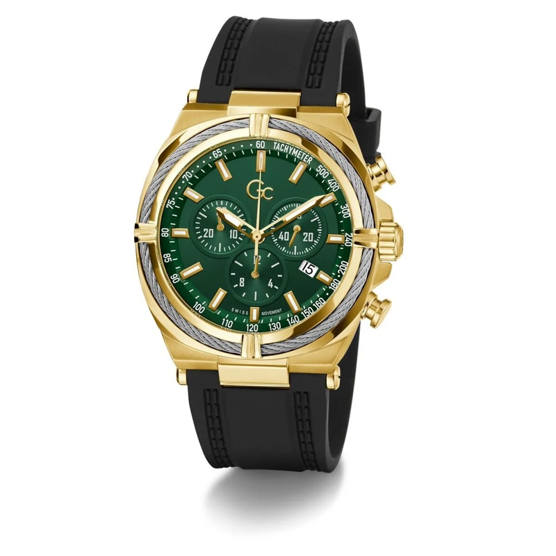 GC Quarzuhr Quarz-Analoguhr Gc Ironclass schwarz(Image 3)