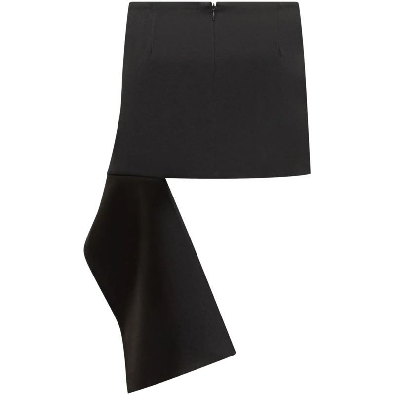 Courrèges Minirock Courreges Gonna Mini Asimmetrica Nera schwarz(Image 2)