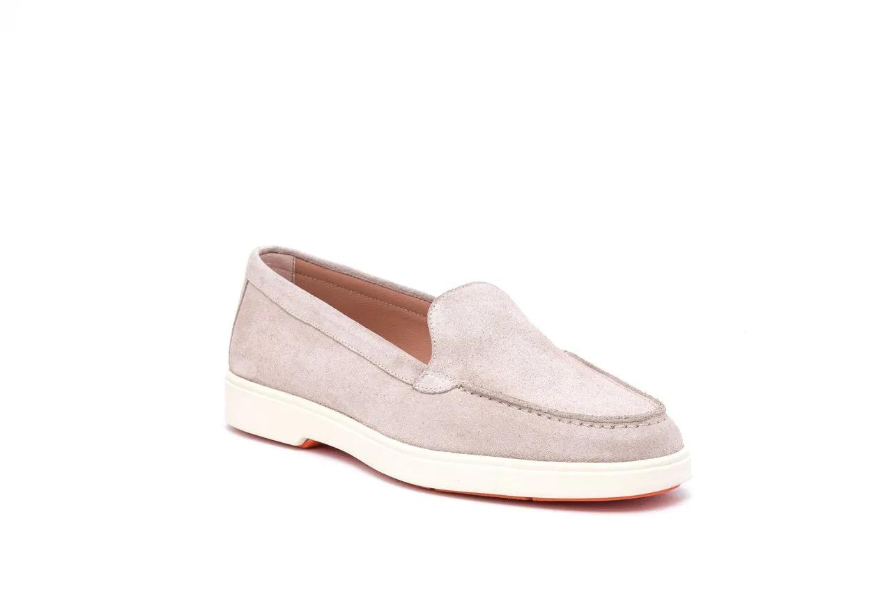 Thumbnail - Santoni Loafer - Flat Shoes Beige - Gr. 36 (EU) - in Beige - für Damen