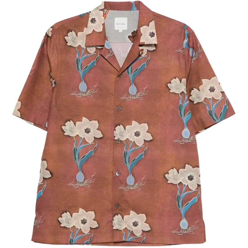 Paul Smith Legeres Oberteil Shirts Orange orange