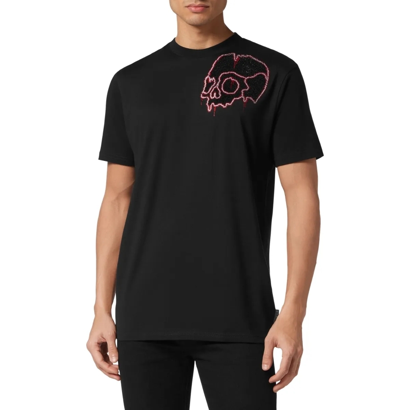 Philipp Plein T-Shirt T-Shirt Skull Mit Schmucksteinen schwarz(Image 2)