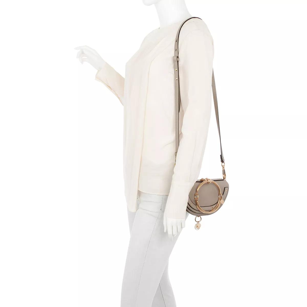 Chloé Pochettes Nile Pochette in grijs