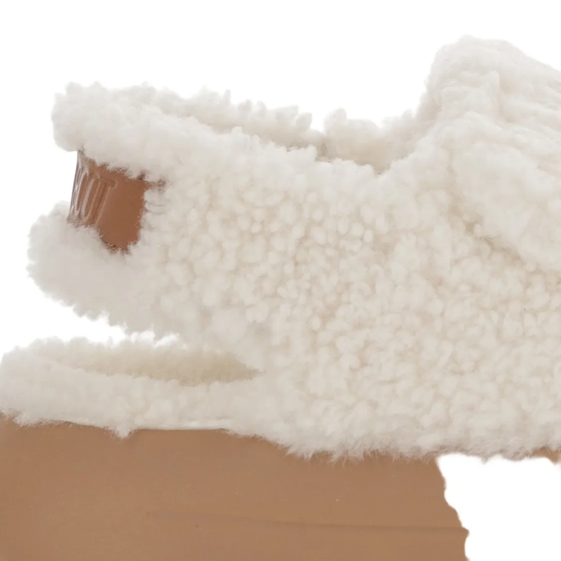 Moonboot Sandalen Moon Boot Mb Shearling Sandal Sandalen Off White 8 weiß(Image 8)