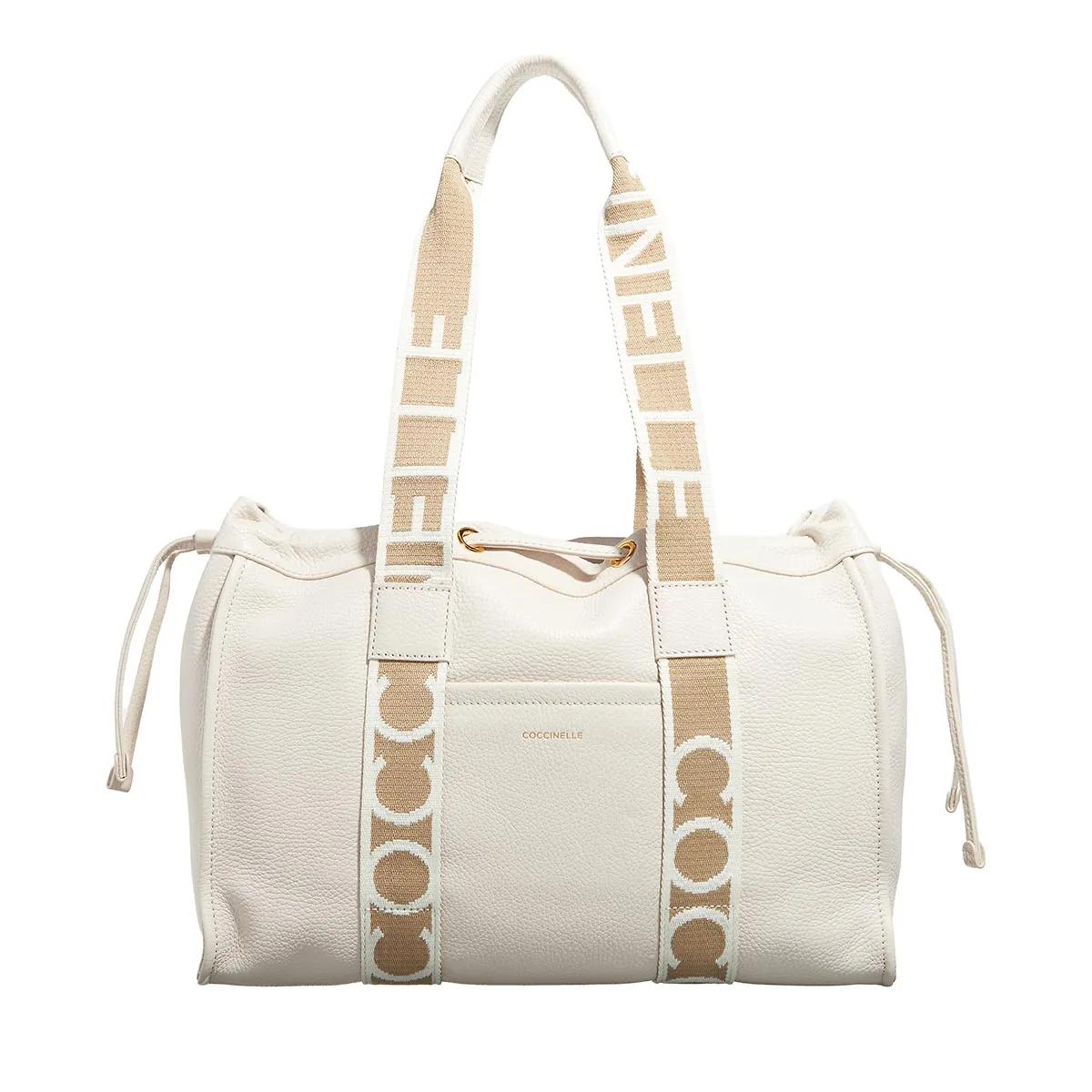 Coccinelle Shopper - Coccinelle2Day Signature - Gr. unisize - in Creme - für Damen