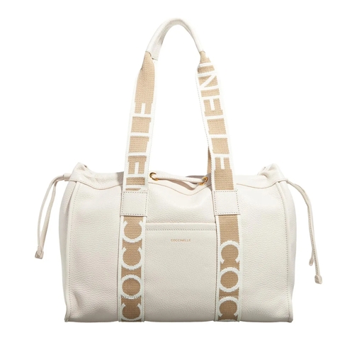 Coccinelle Coccinelle2Day Signature Lambskin White Fourre-tout