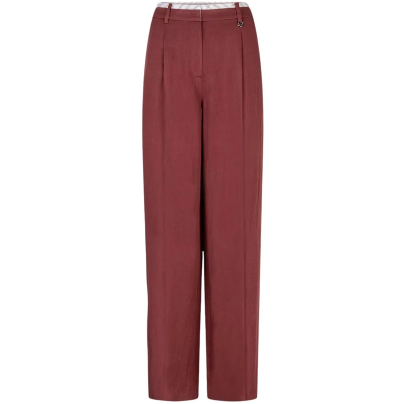 DANTE6 Hose Dante 6 Kenila Wide Leg Pants Pantalons Bordeaux 2 rot