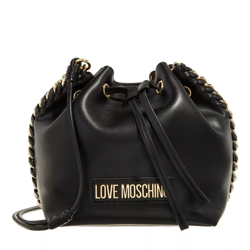 Love Moschino Chain Items Nero Bucket Bag