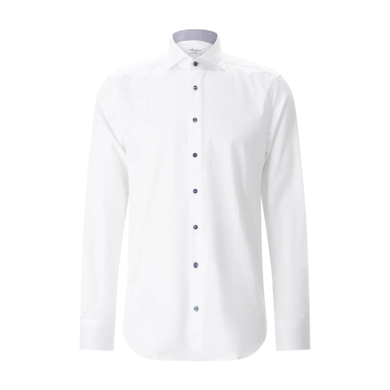 STENSTRÖMS Hemd Slim-Fit Hemd weiß
