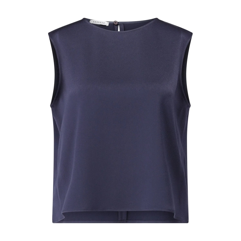 Rosso35 Top Top aus Satin Navy(Image 4)