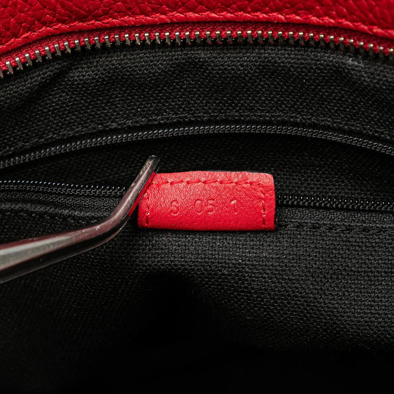 Thumbnail - Burberry Shopper - House Check Trimmed Grainy Calfskin Horn Toggle To - Gr. unisize - in Rot - für Damen