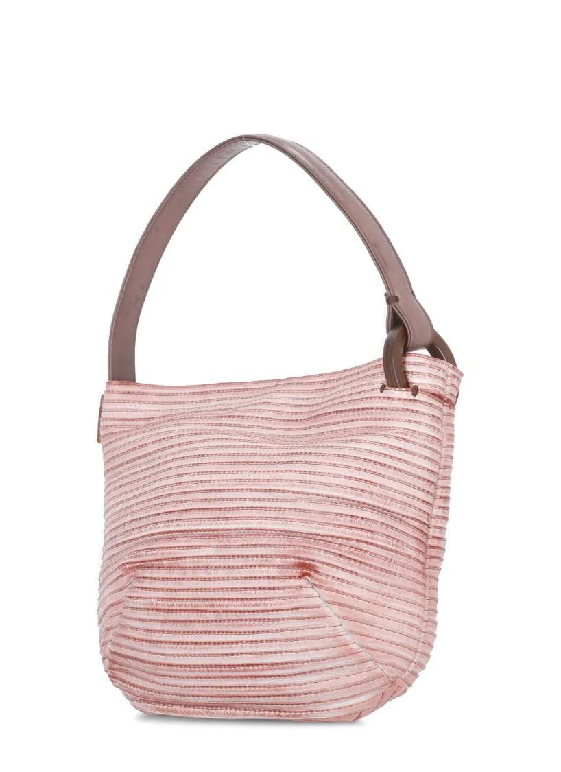 Majo Hobo bags Pink Leather Shoulder Bag in roze