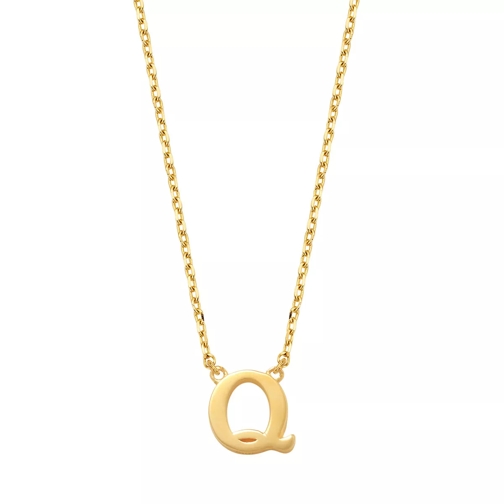 Isabel Bernard Mittellange Halskette Le Marais Chloé 14 Karat Initial Necklace Letter Q Gold