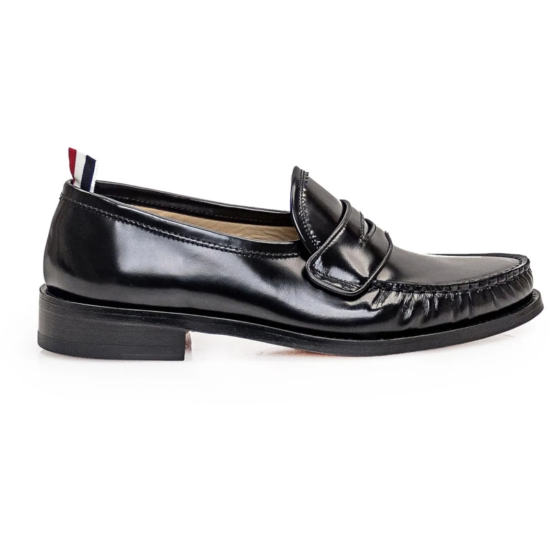 Thom Browne Mocassin Mocassino in Pelle schwarz