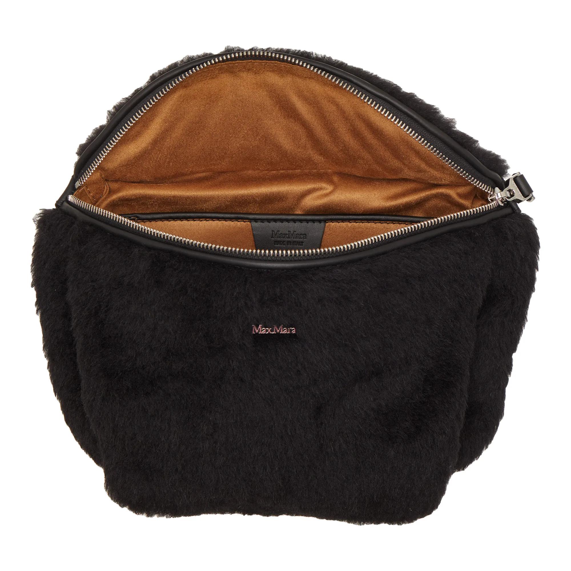 Max Mara Heuptassen Teddy Banane 1 in zwart
