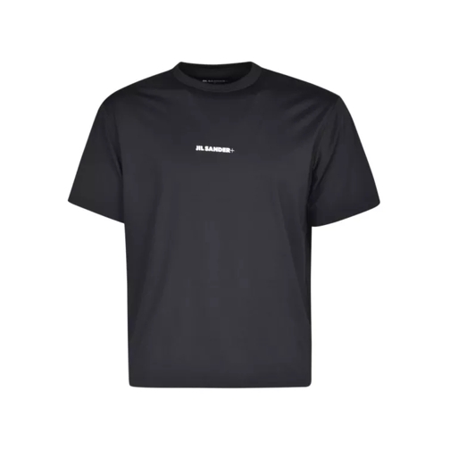 Jil Sander Black Logo Print T-Shirt Black 