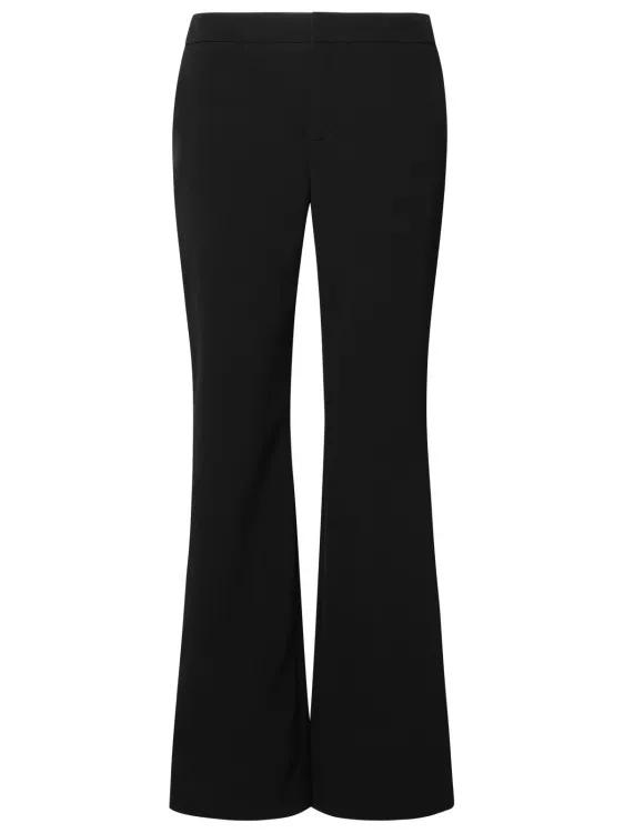 Balmain - Black Viscose Trousers - Größe 38 - black