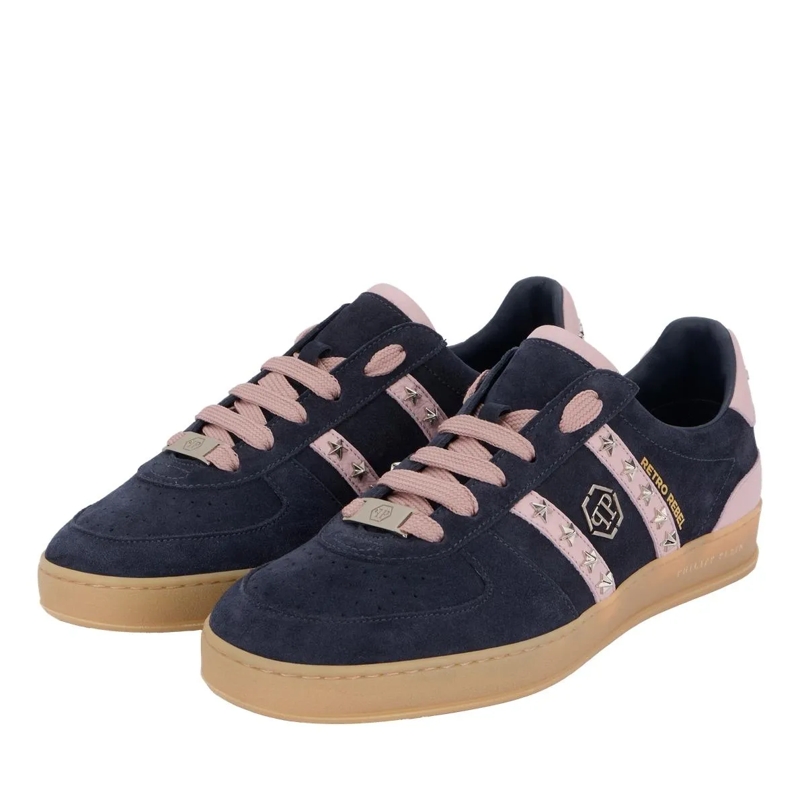 Philipp Plein Low-Top-Sneaker Elegante Einzigartigkeit für Ihre Freizeit mit die dunkel-blau(Image 2)