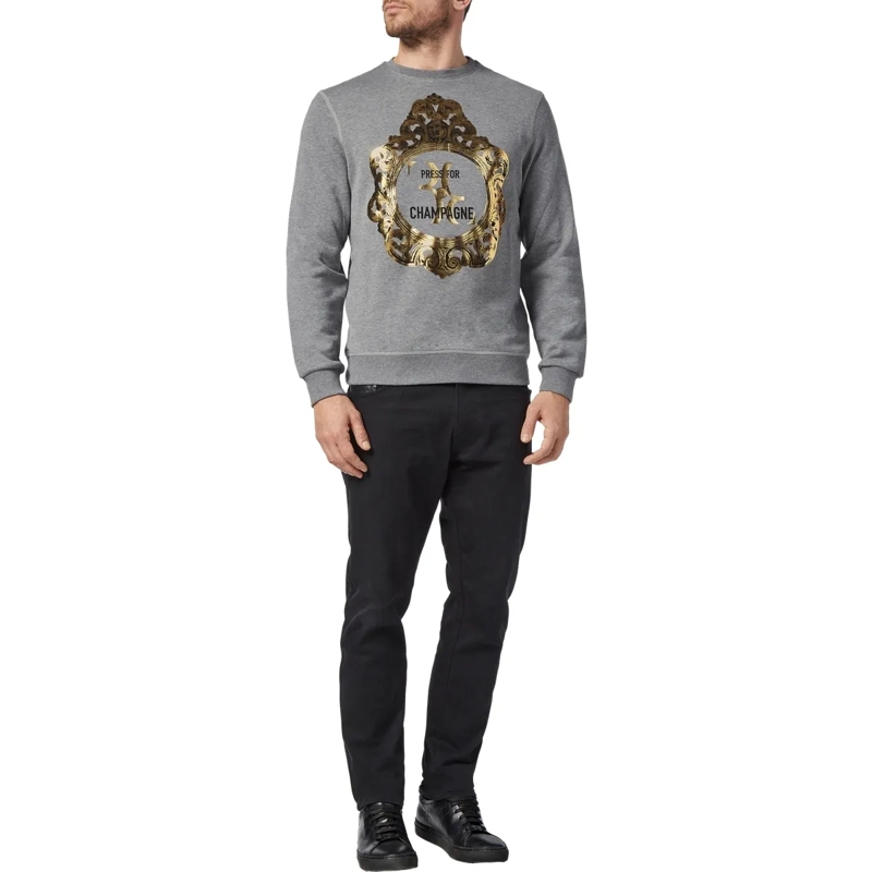 BILLIONAIRE Top Sweatshirt Baroque grau(Image 3)