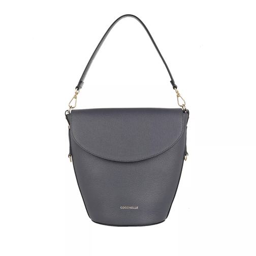 Coccinelle Diana Handbag Bottalatino Leather Ash Grey Hobo Bag