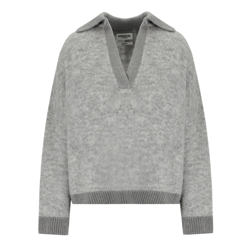 Essentiel Antwerp  ESSENTIEL ANTWERP GARDIEN GRAUER PULLOVER grau